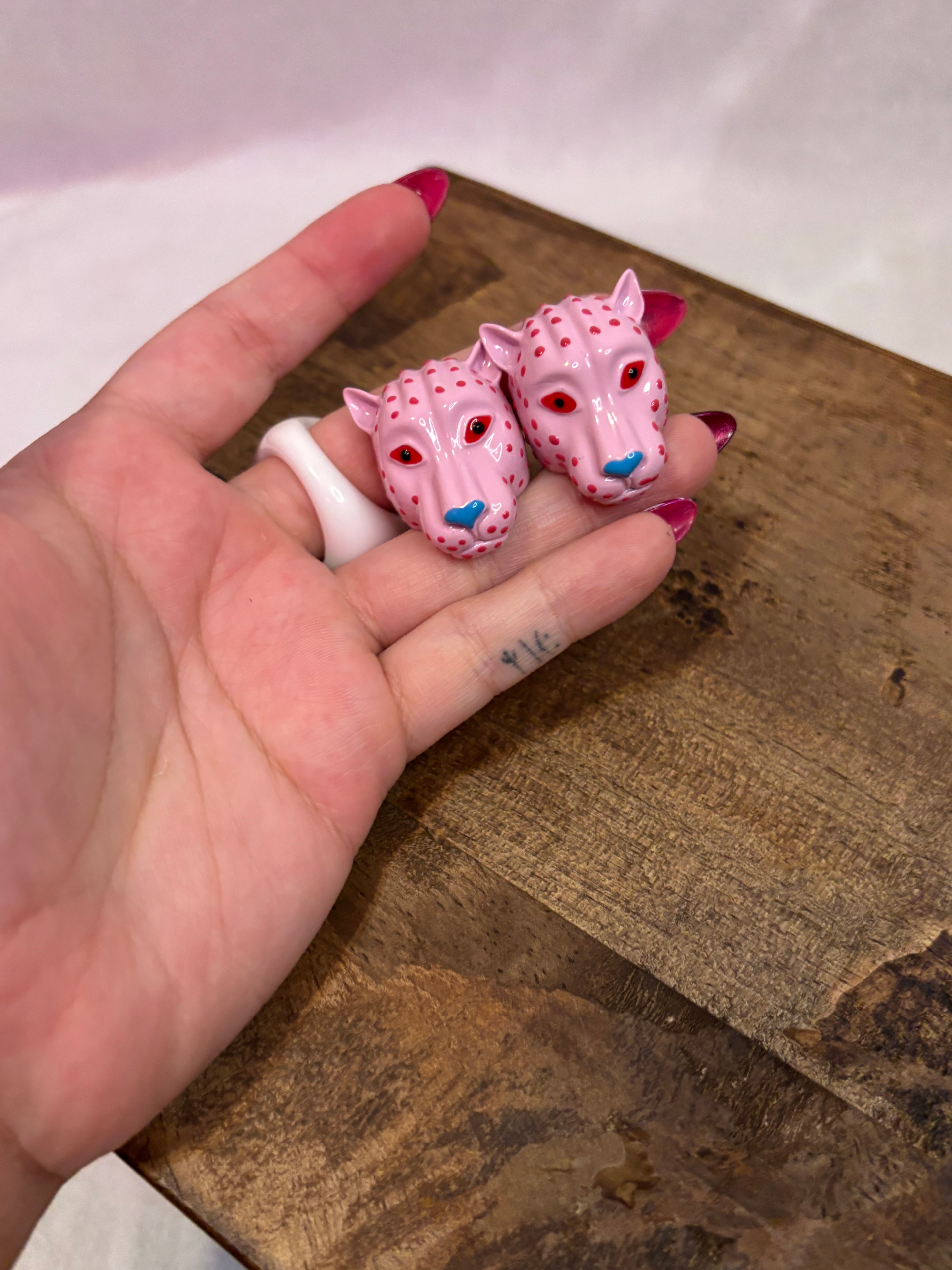 Pink Puma Ring