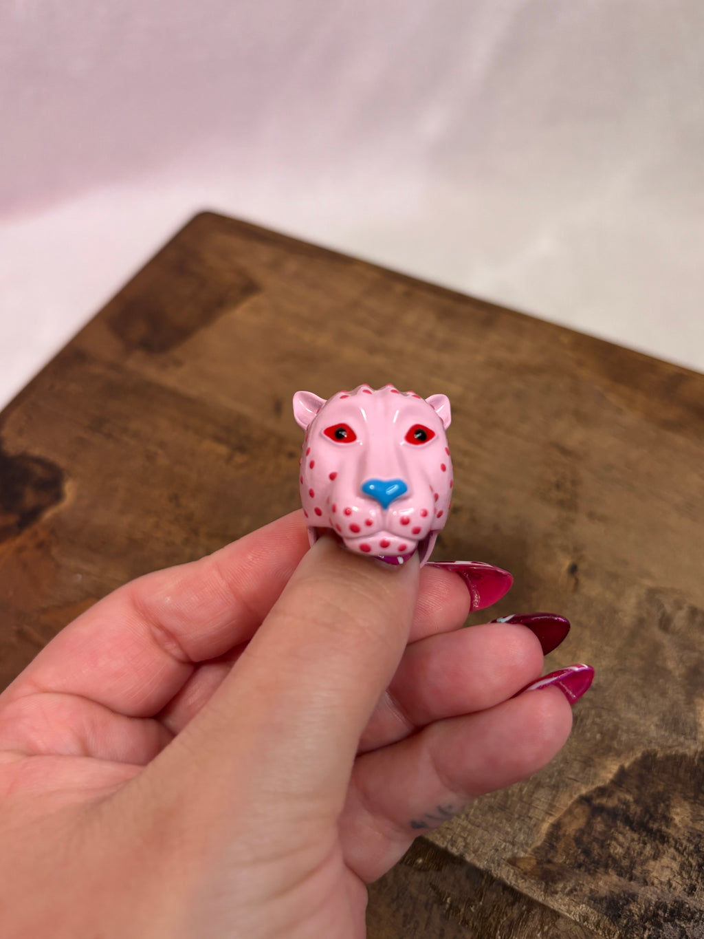 Pink Puma Ring