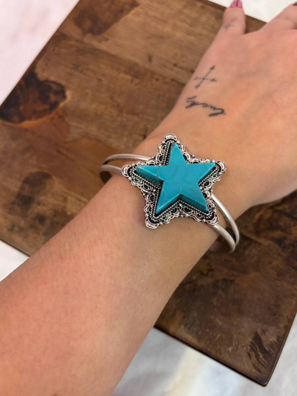 Star Turquoise Cuff