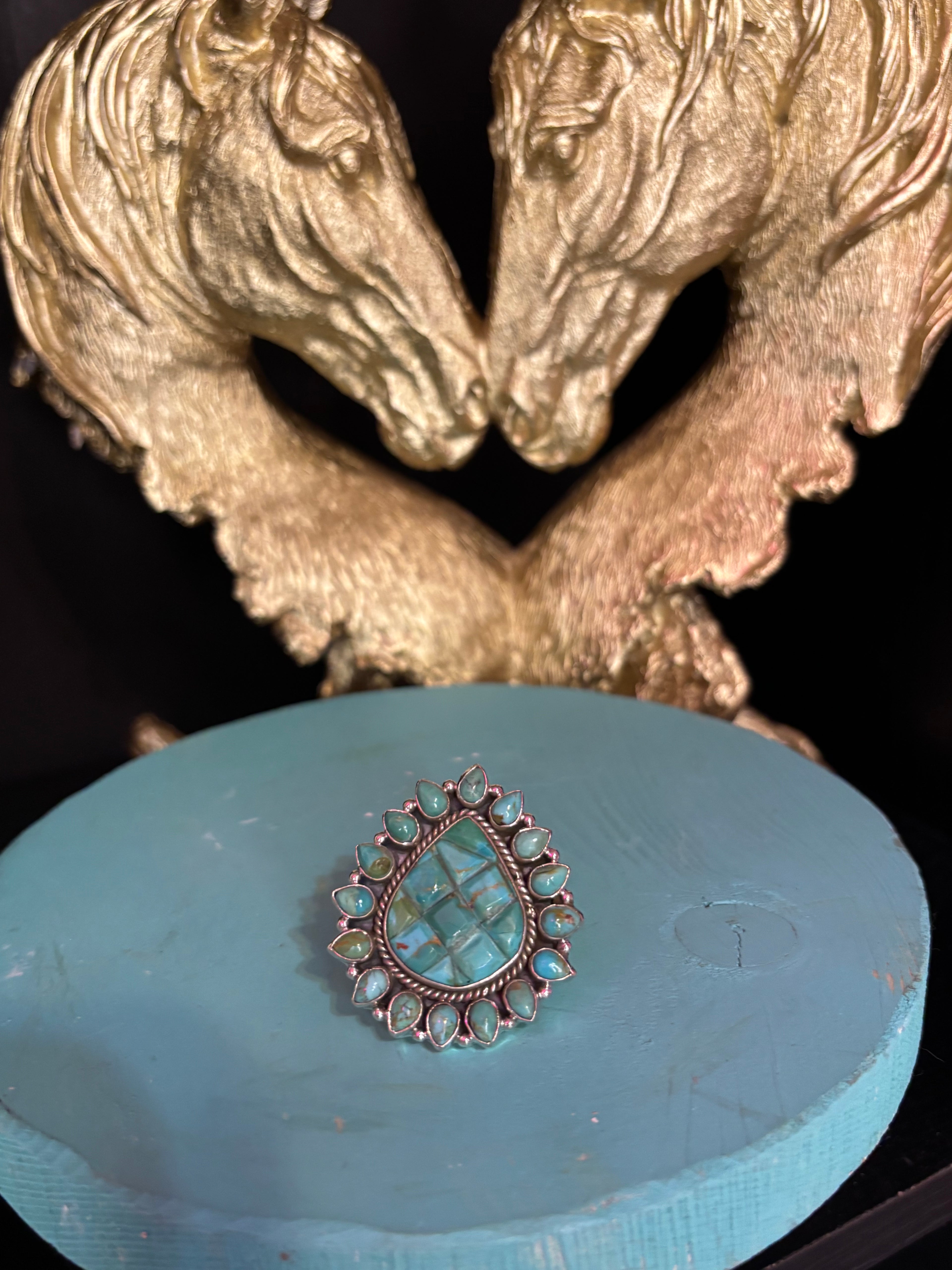 Authentic Mojave Turquoise Ring