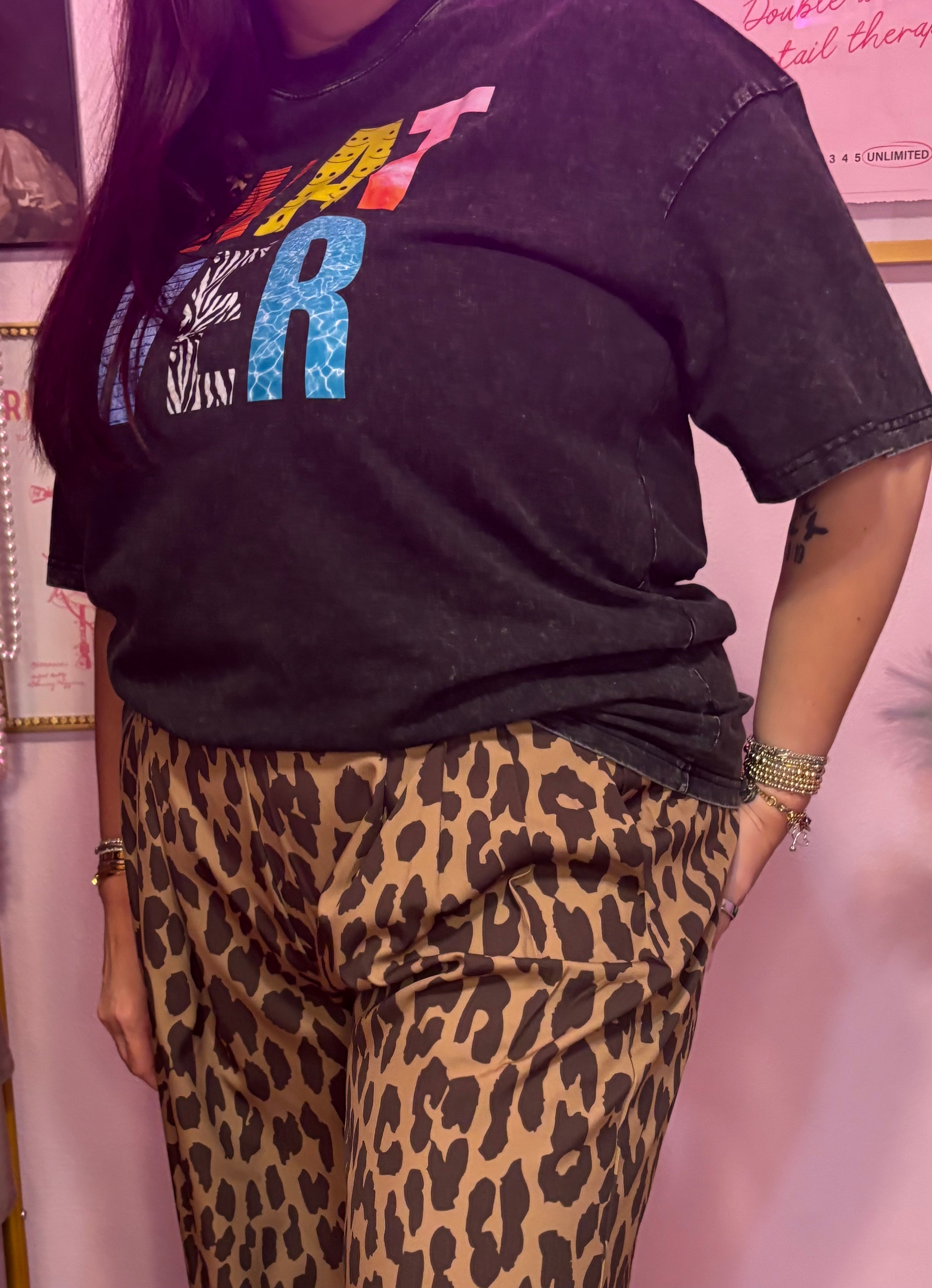 Don't Leopard Me Down Pant