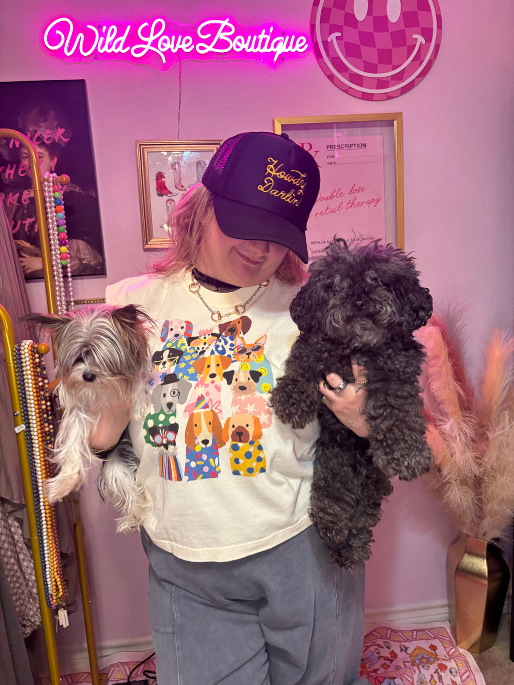 Party Dog Graphic Tee