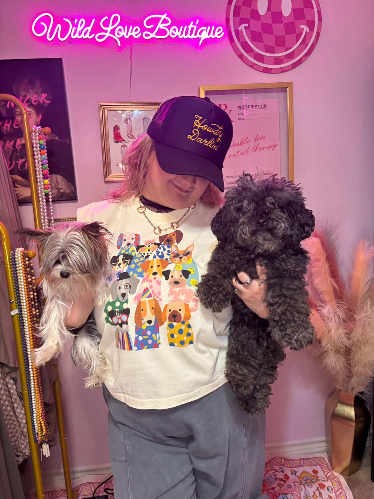 Party Dog Graphic Tee