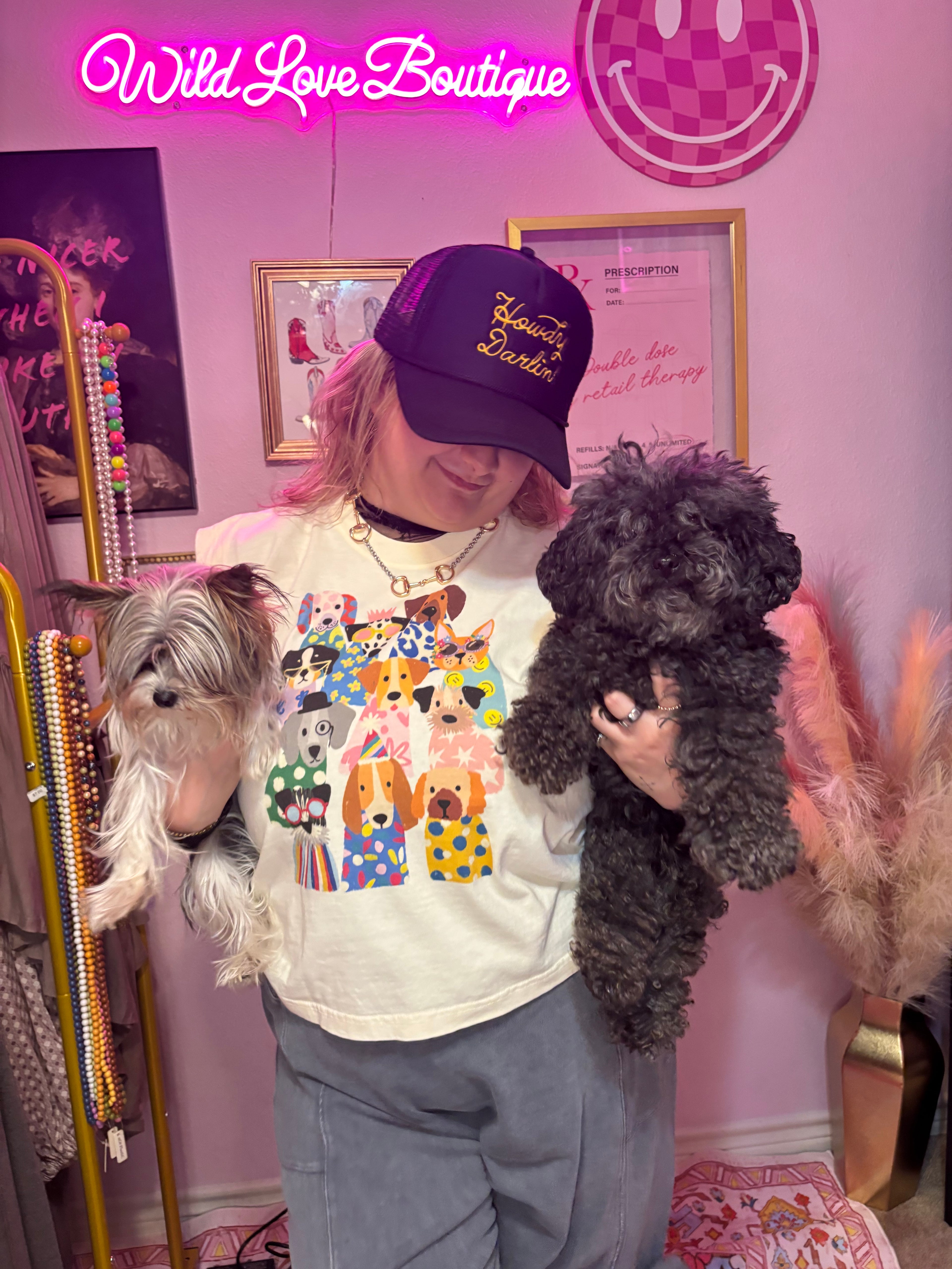 Party Dog Graphic Tee