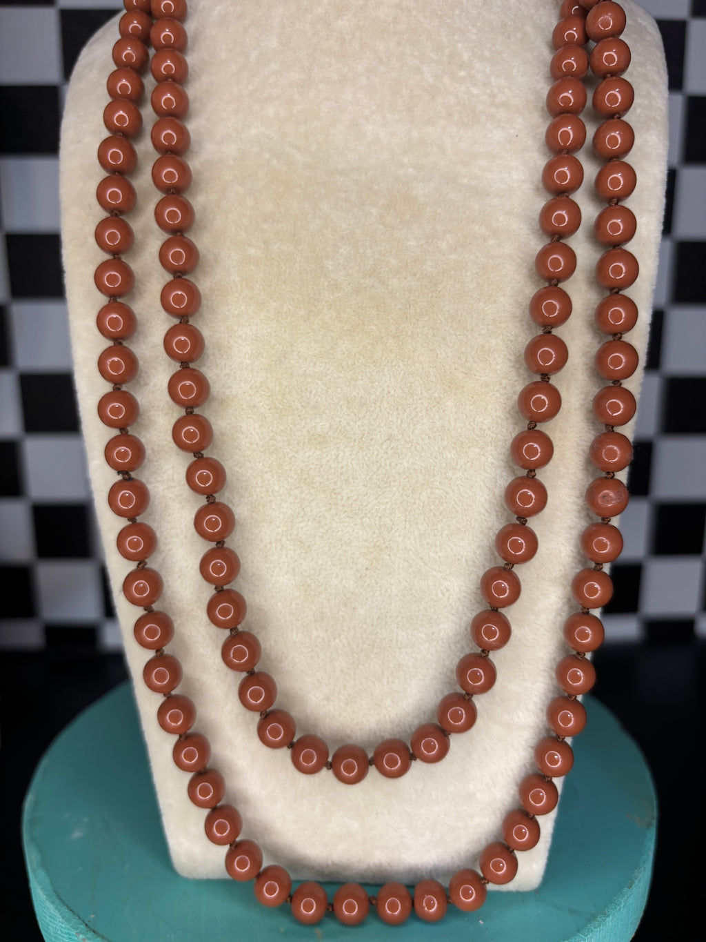 Brown Beaded Necklace