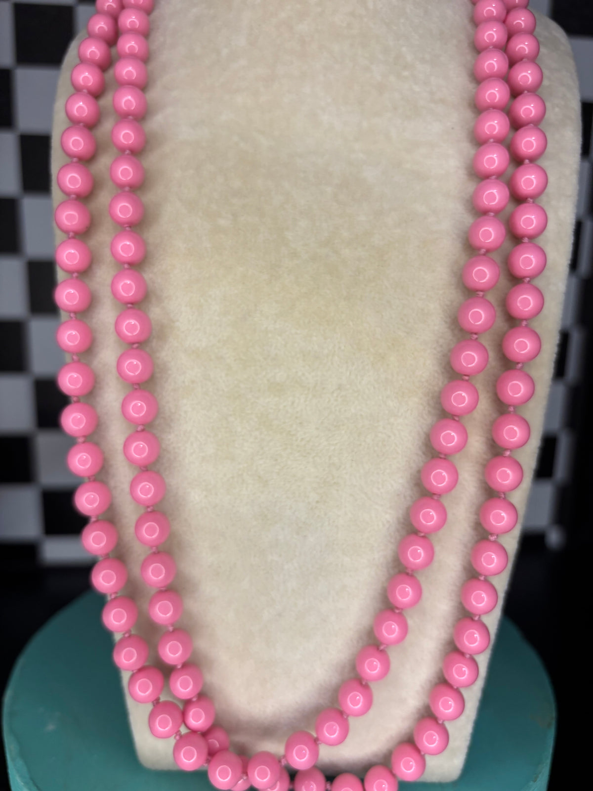 Pink Beaded Necklace