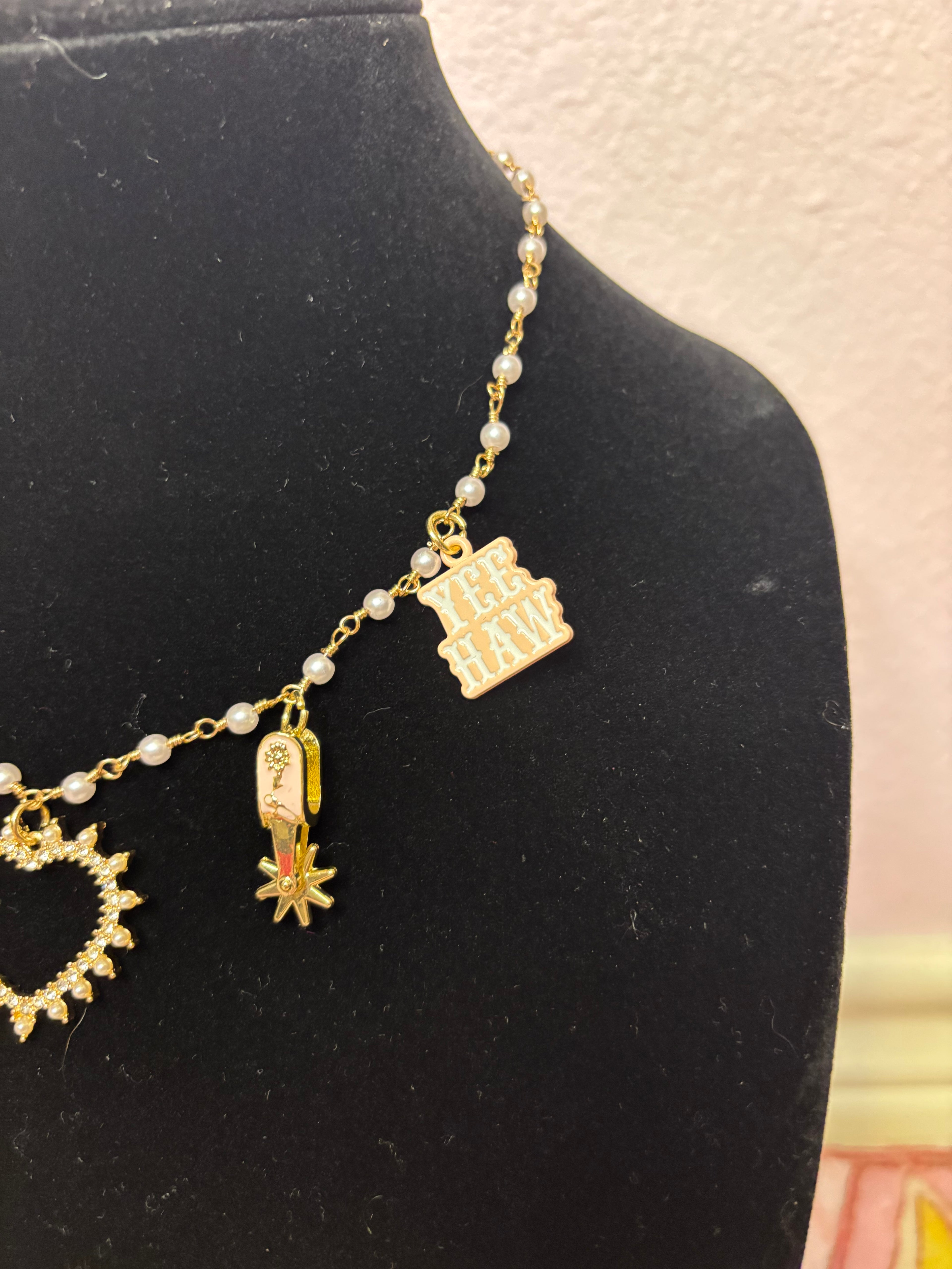 YEE HAW Charm Necklace