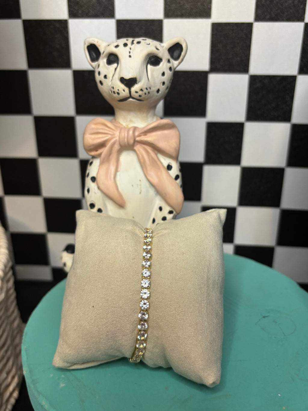 Gold Tennis Bracelet