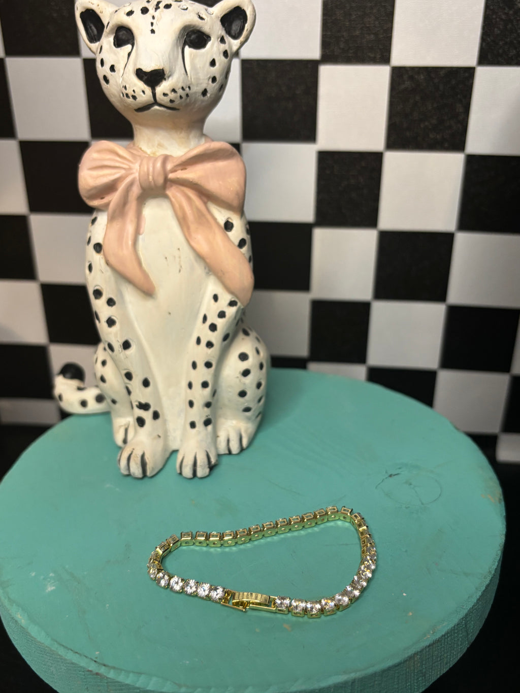 Gold Tennis Bracelet