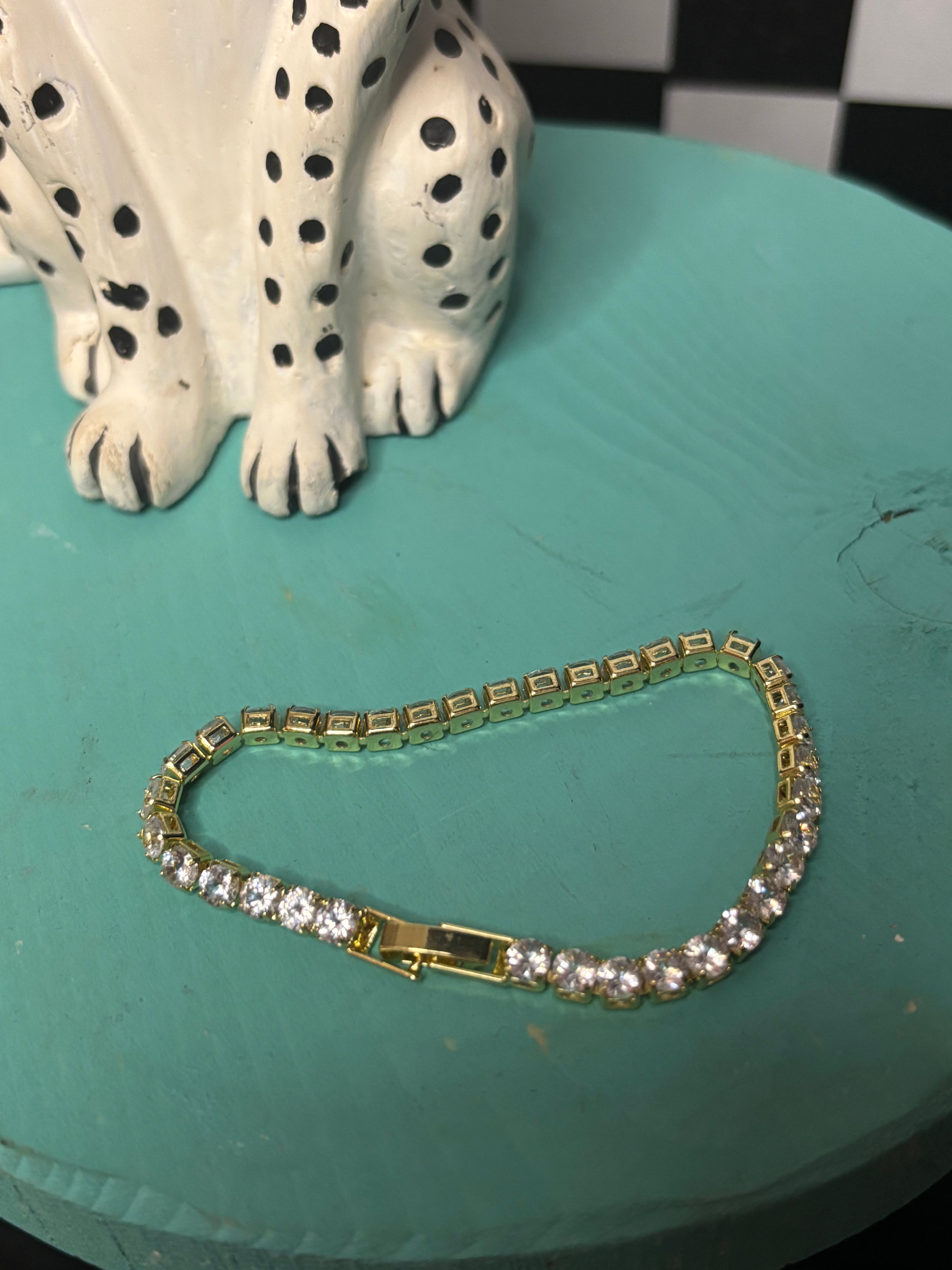 Gold Tennis Bracelet