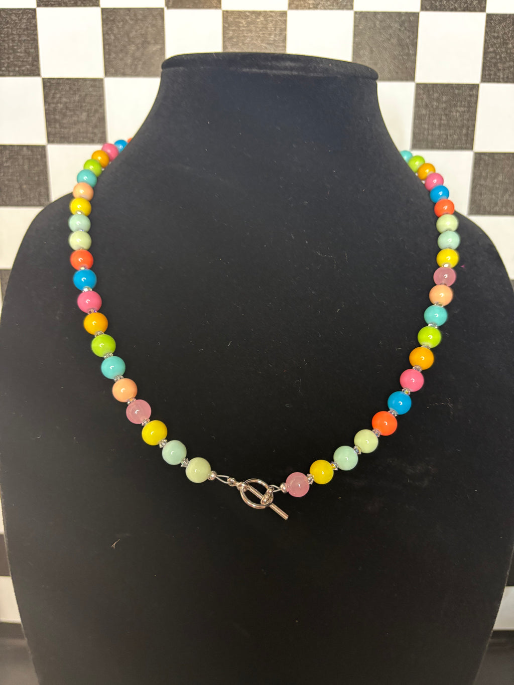 Happy Beaded Necklace