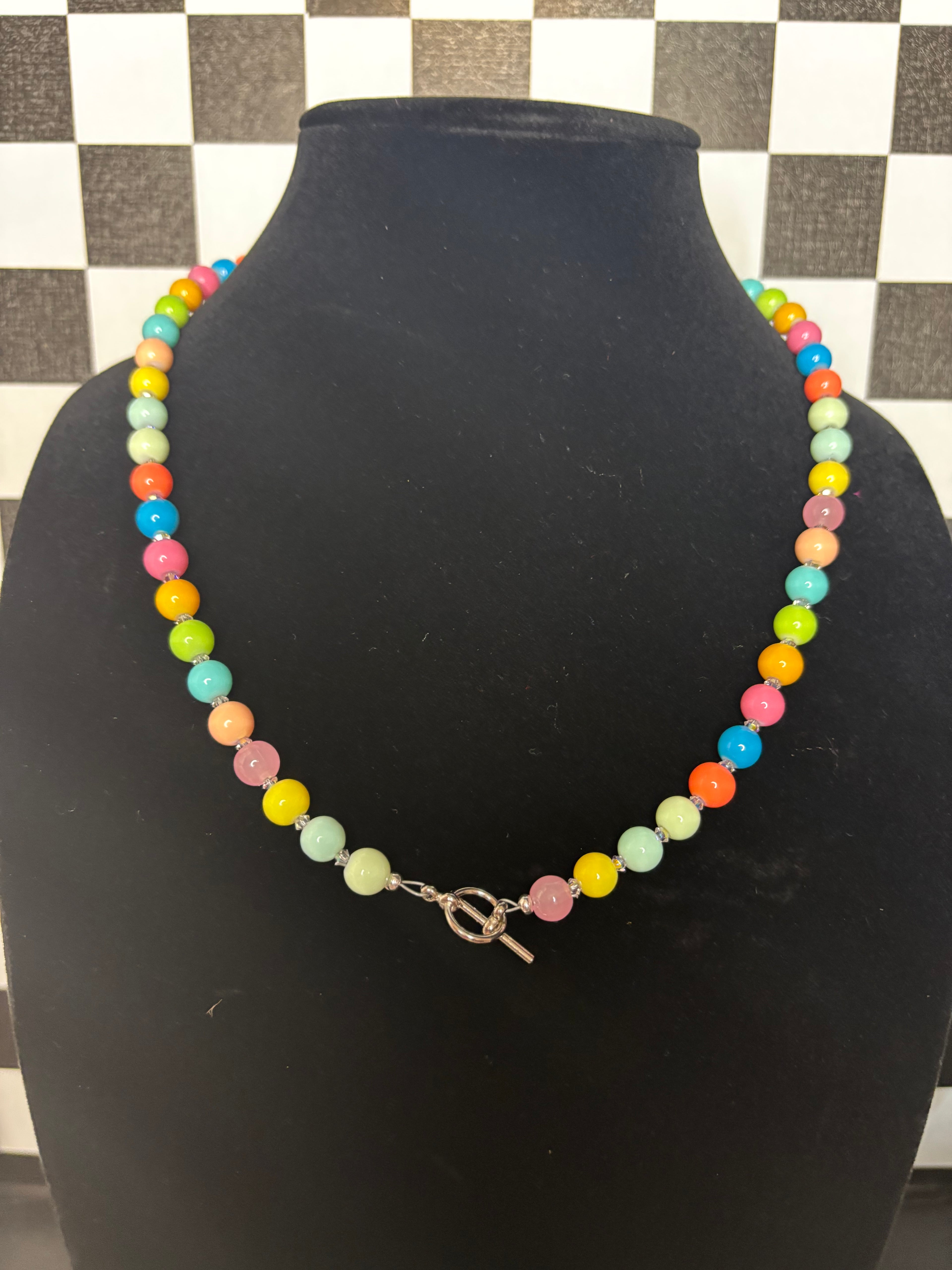 Happy Beaded Necklace