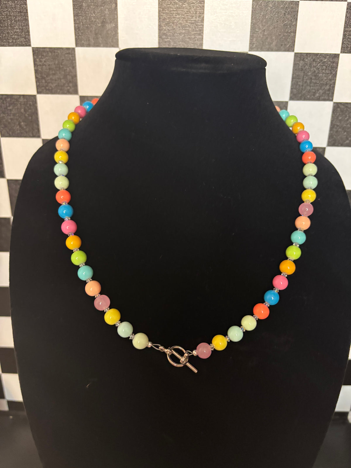 Happy Beaded Necklace