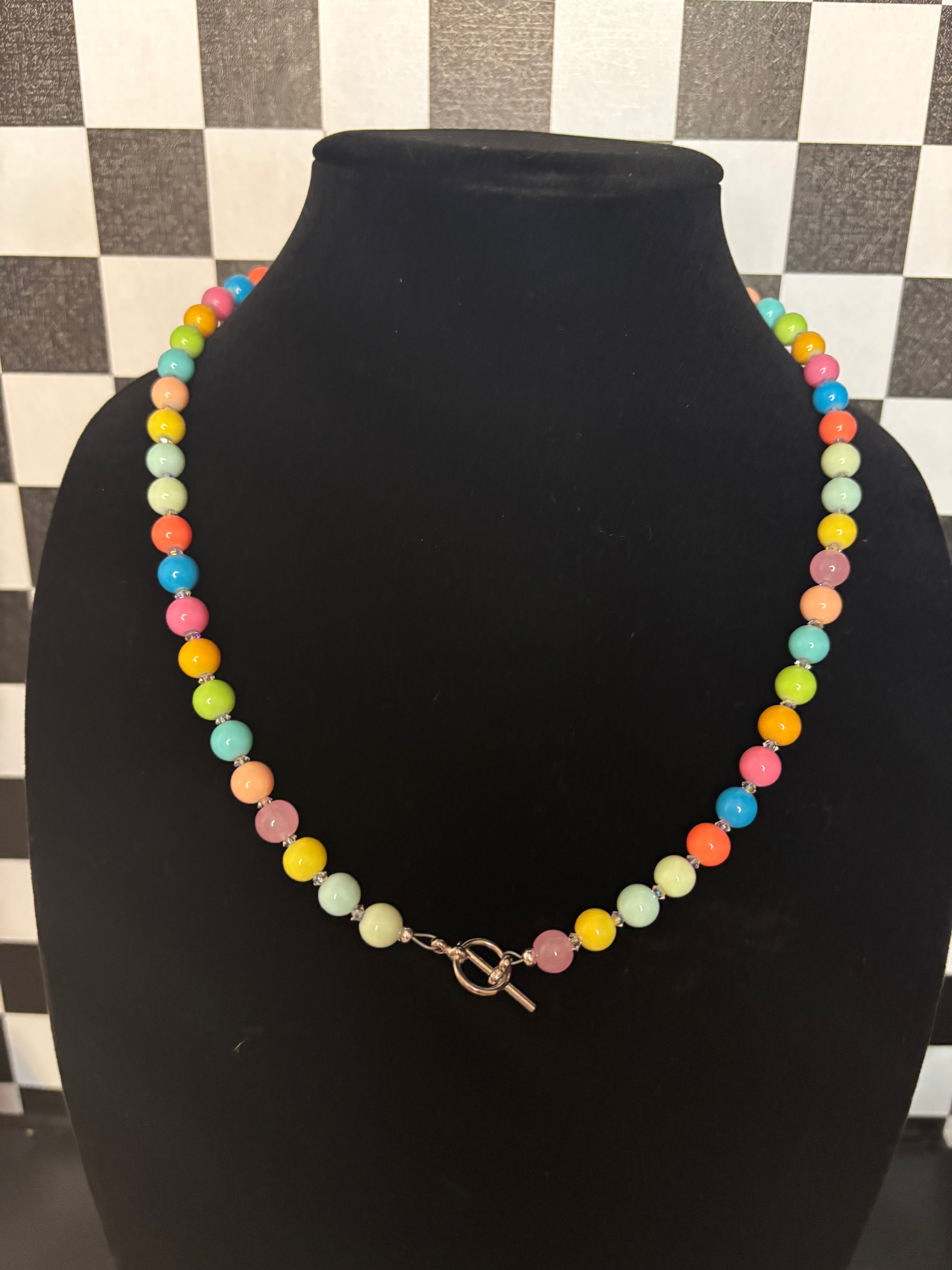 Happy Beaded Necklace