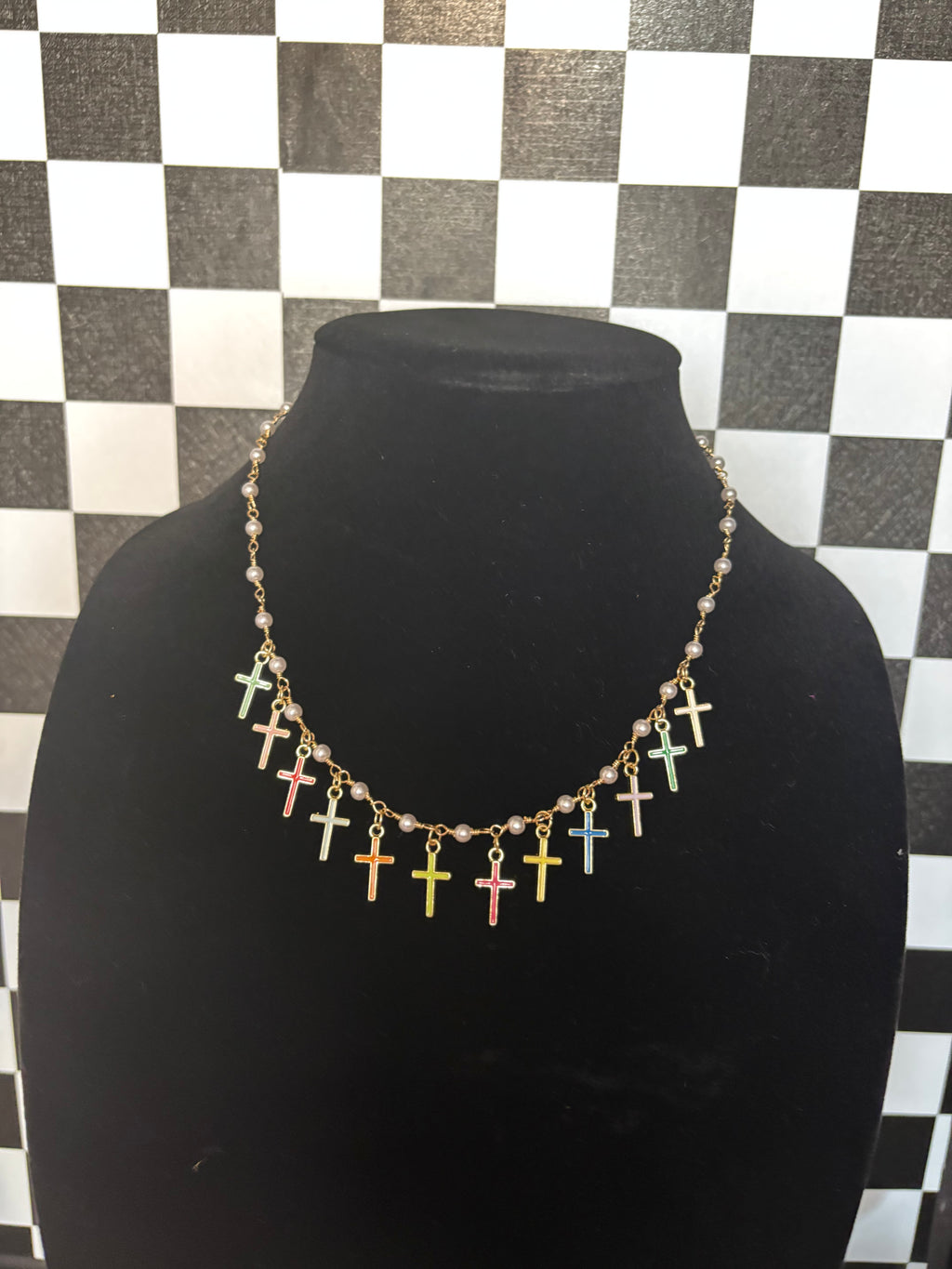 Multi Cross Necklace