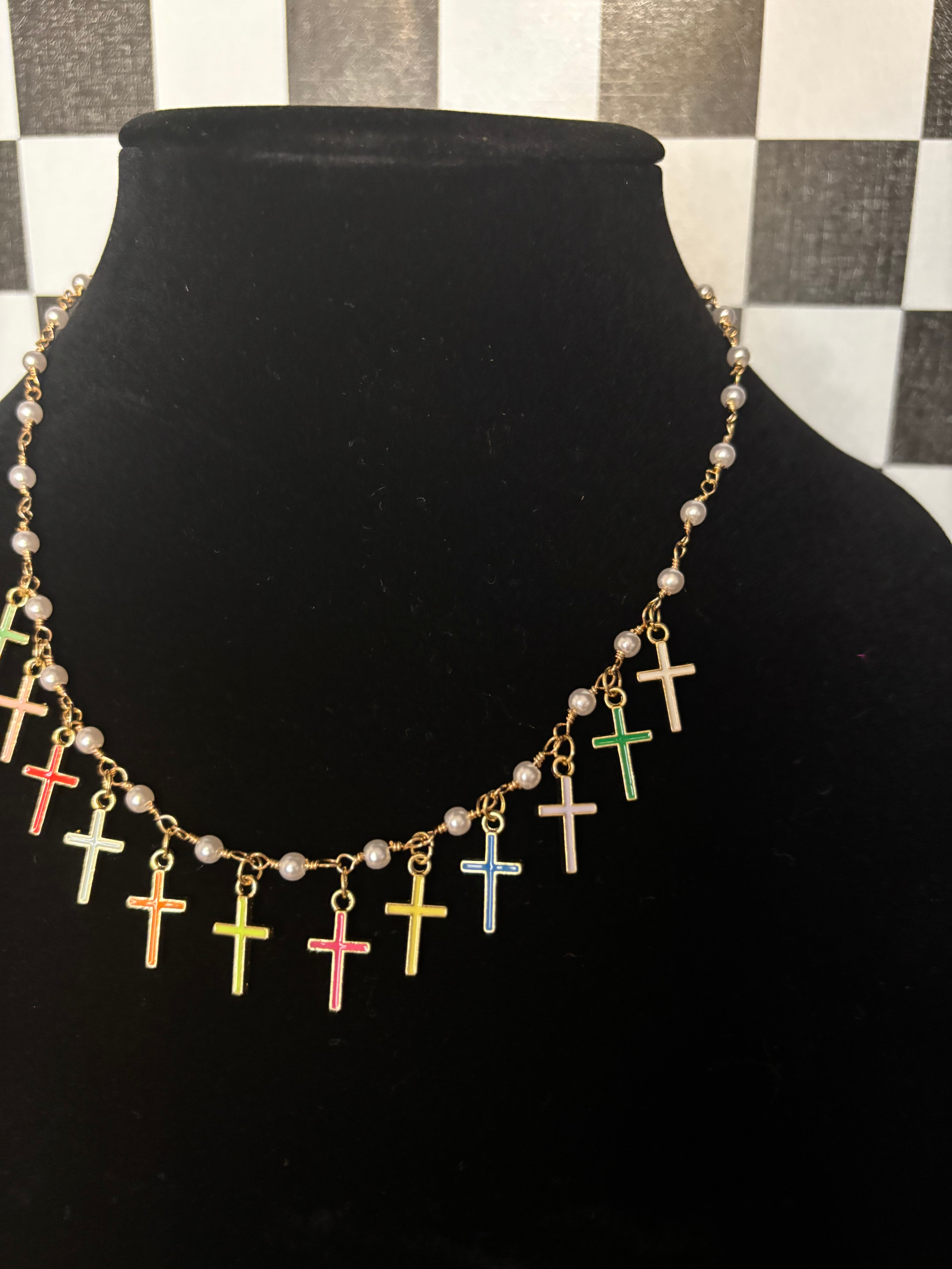 Multi Cross Necklace