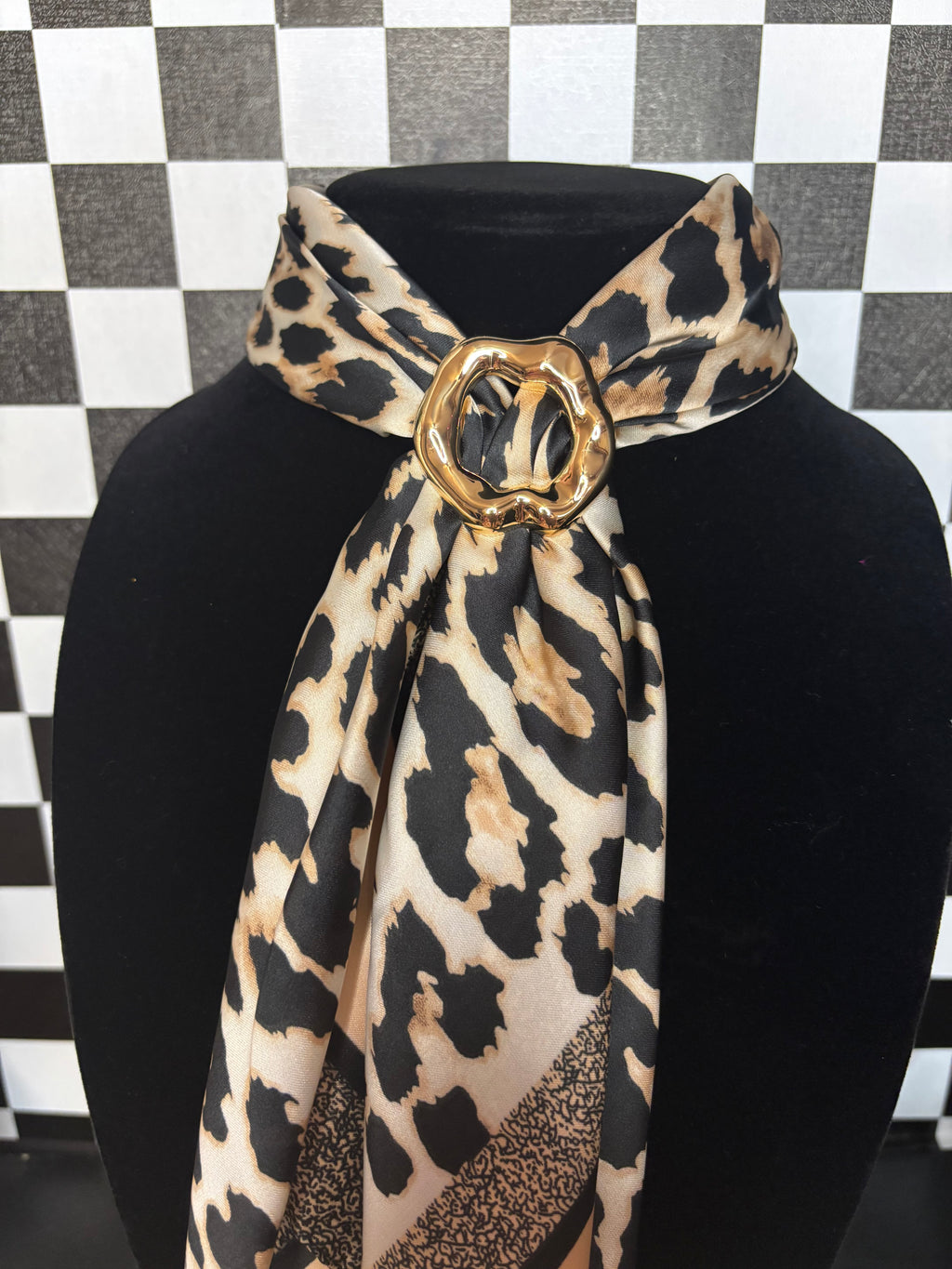 Cheetah Neck Scarf