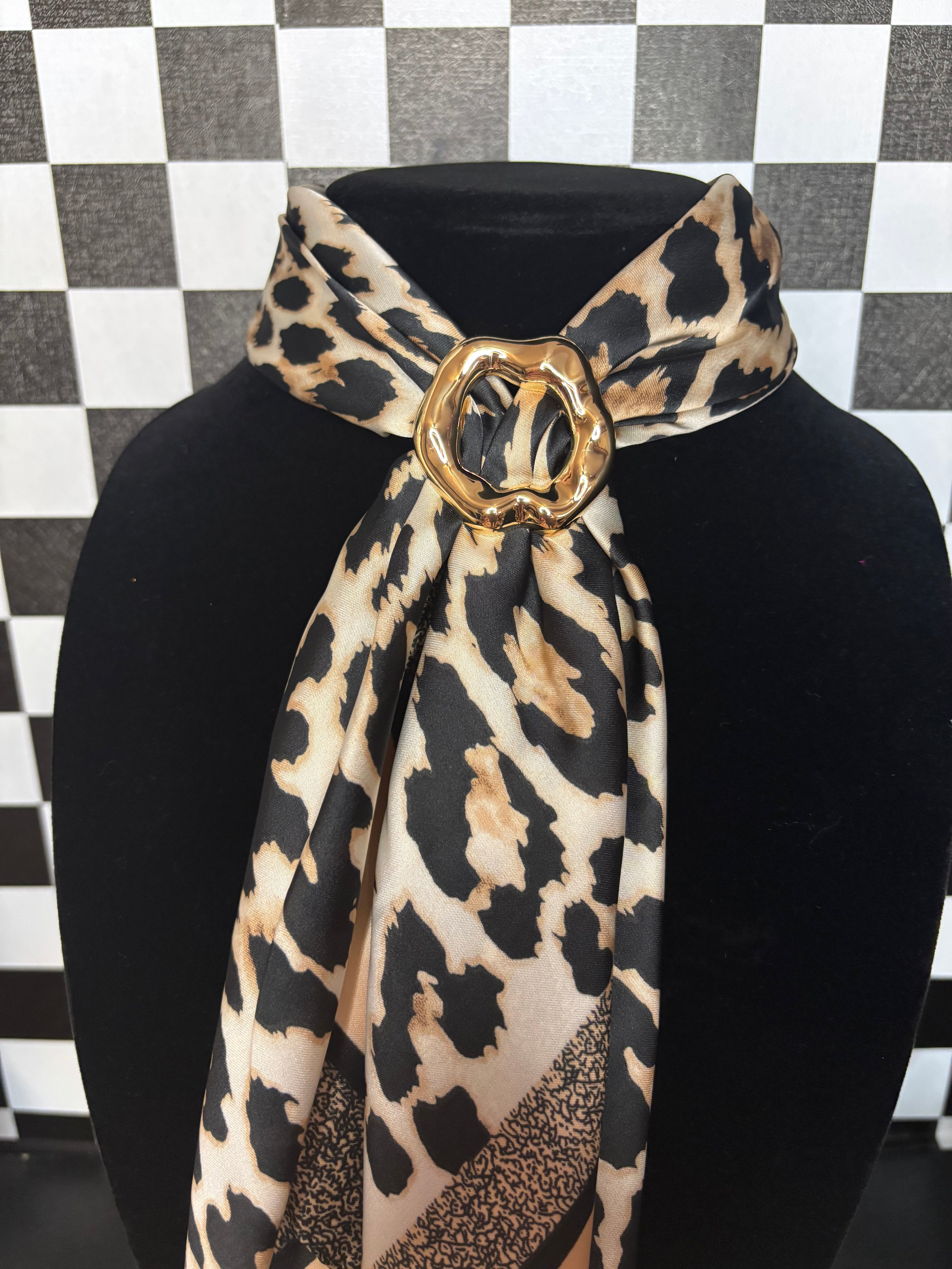 Cheetah Neck Scarf