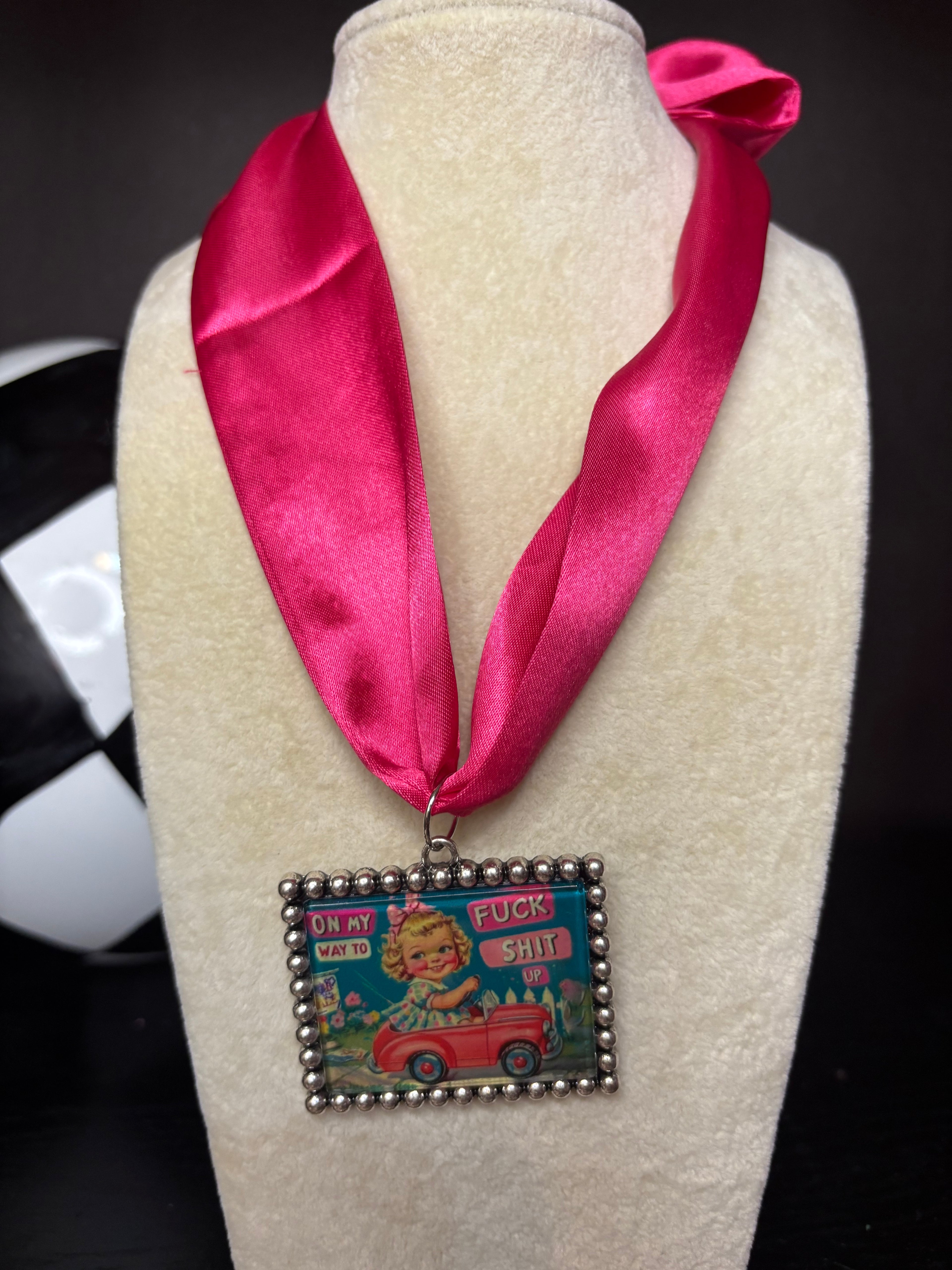 On My Way Scarf Necklace