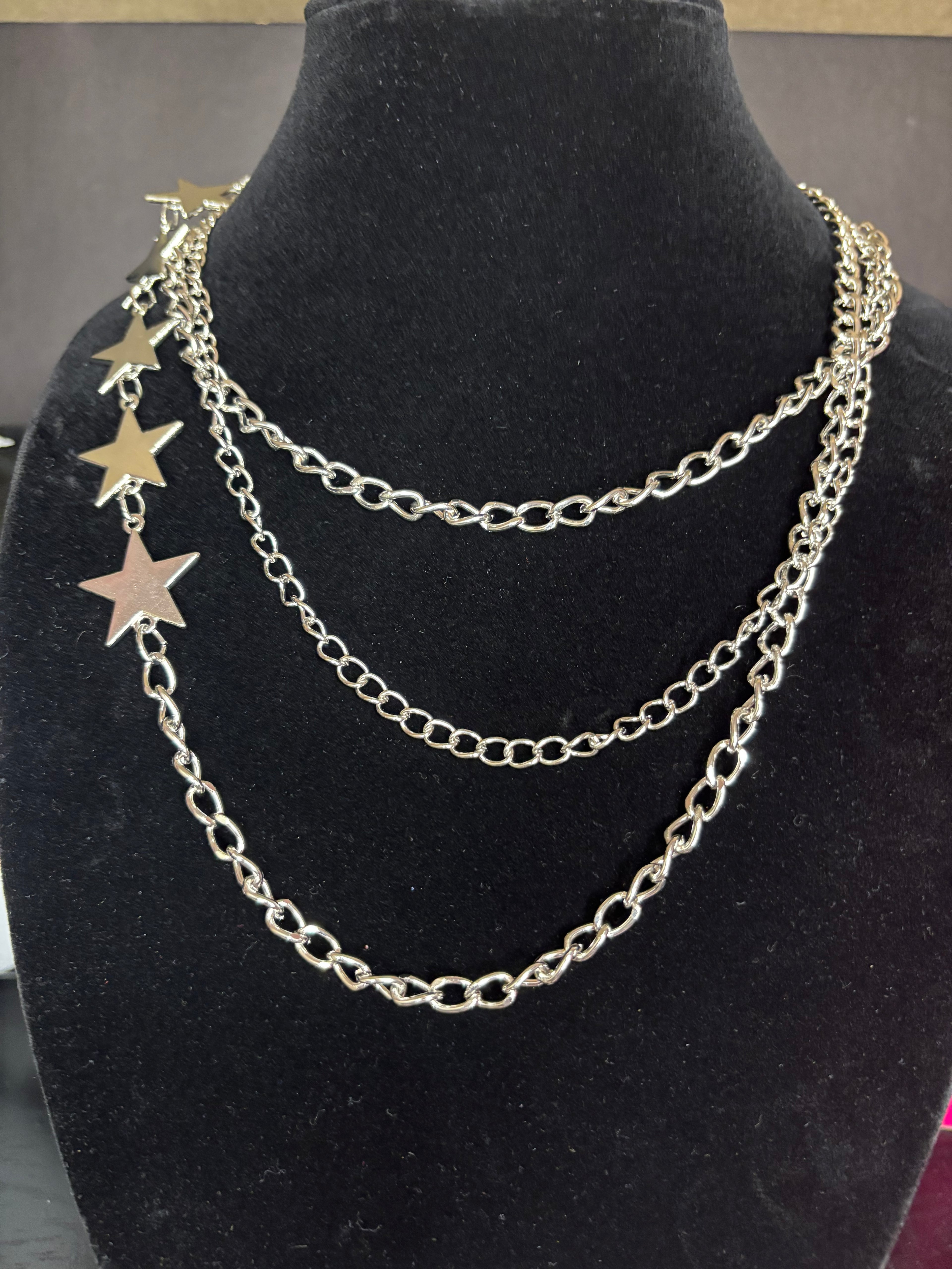 Multi Star Necklace
