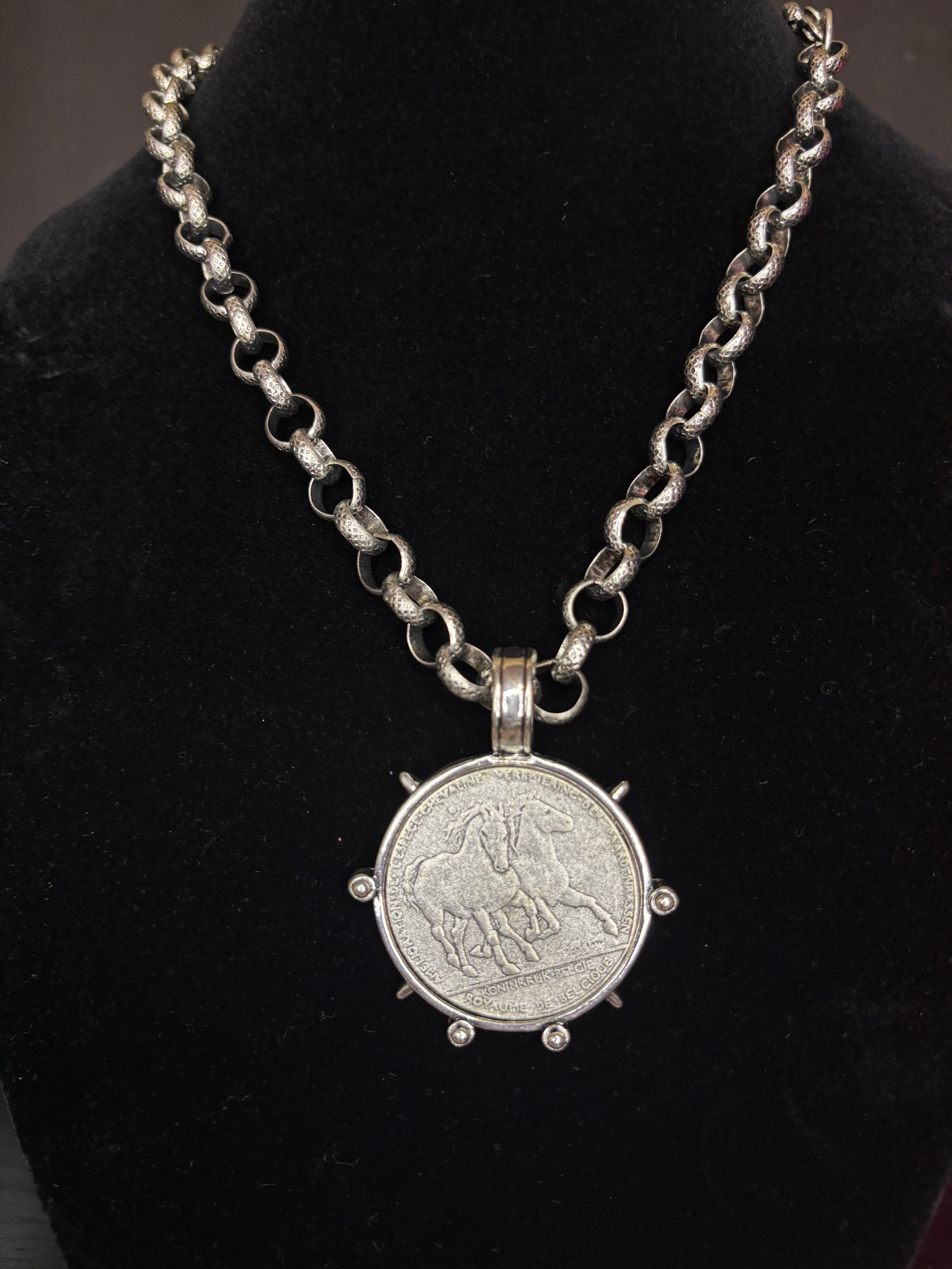 Save A Horse Coin Necklace