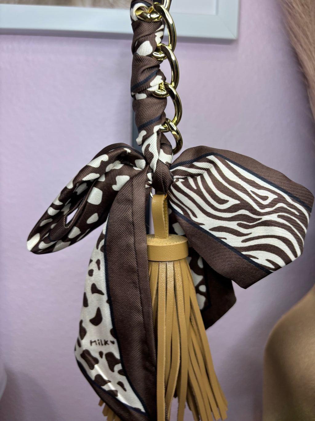 Scarf Tassel Bag Charm