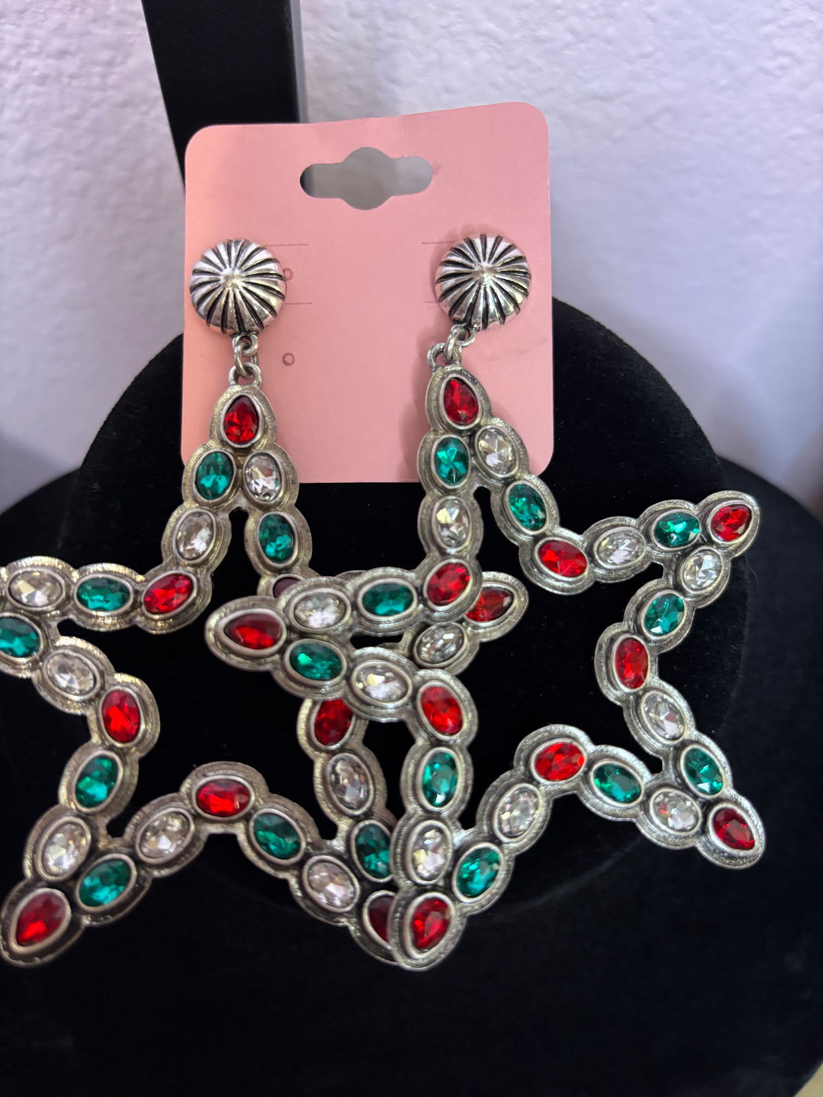 Cowboy Christmas Star Earring