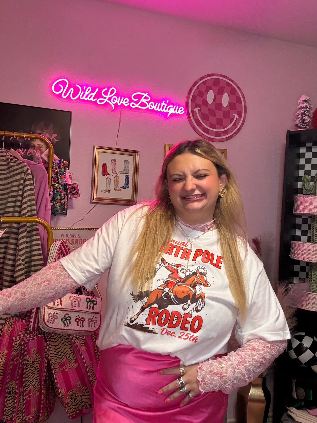 Strawberry Silk Slip Skirt