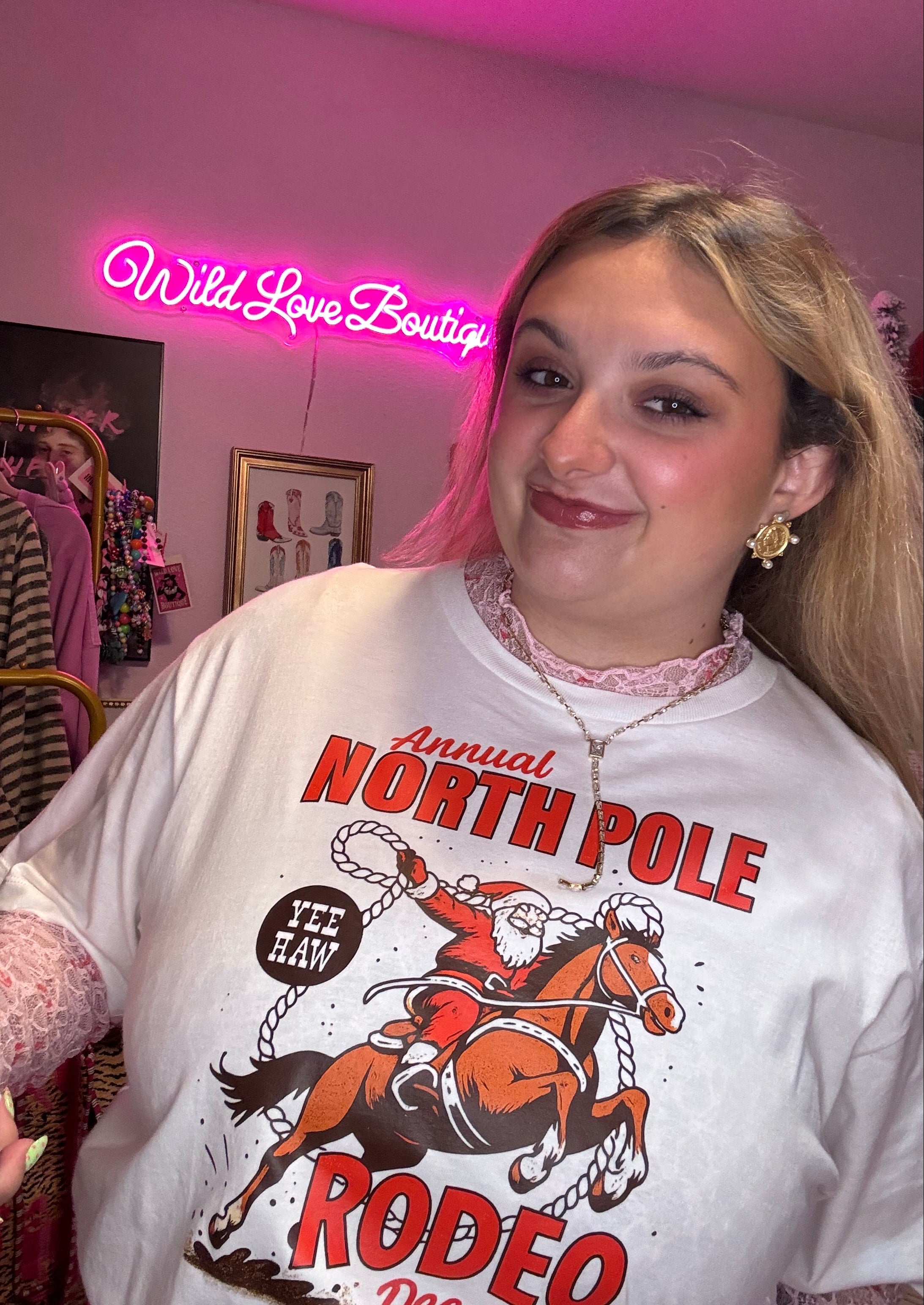 North Pole Rodeo Tee