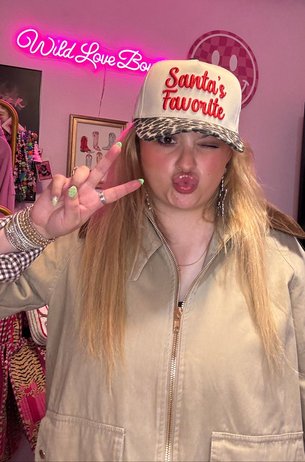 Santa's Favorite Trucker Hat