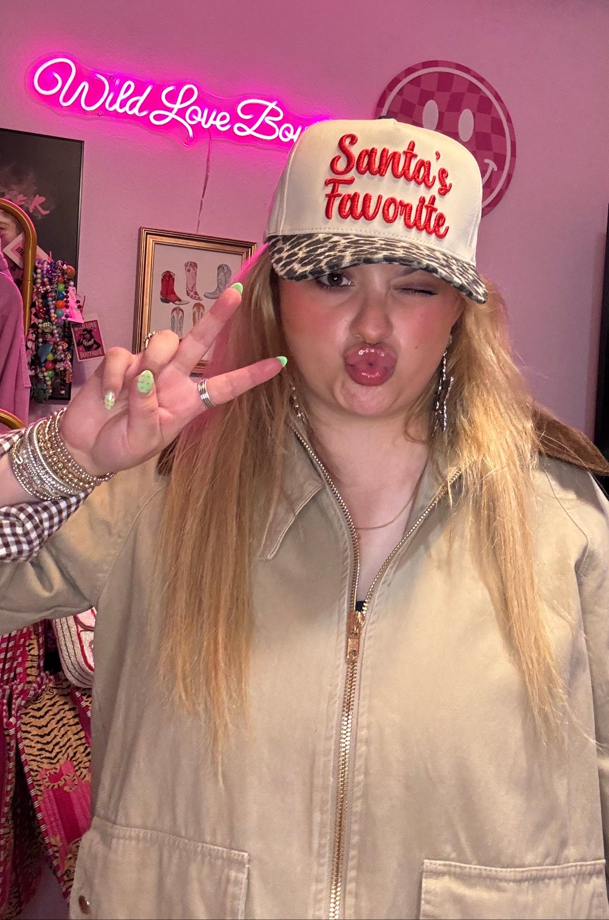 Santa's Favorite Trucker Hat