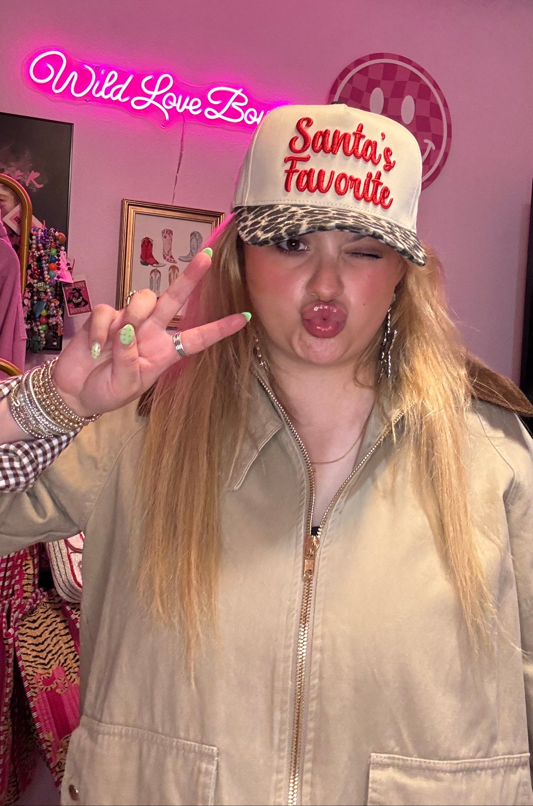 Santa's Favorite Trucker Hat