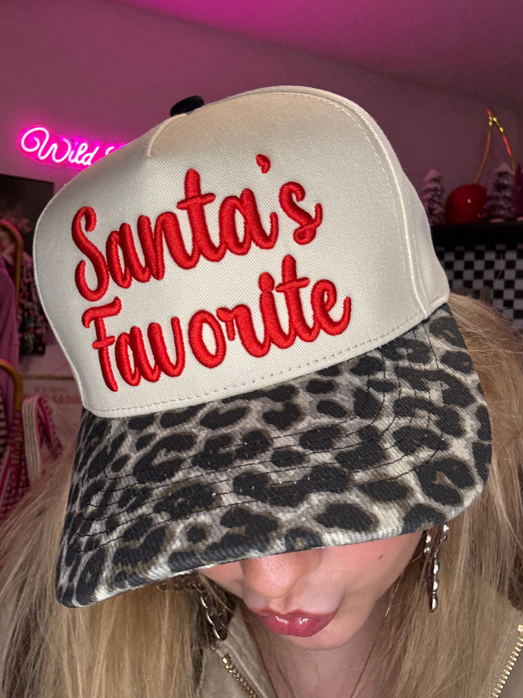 Santa's Favorite Trucker Hat