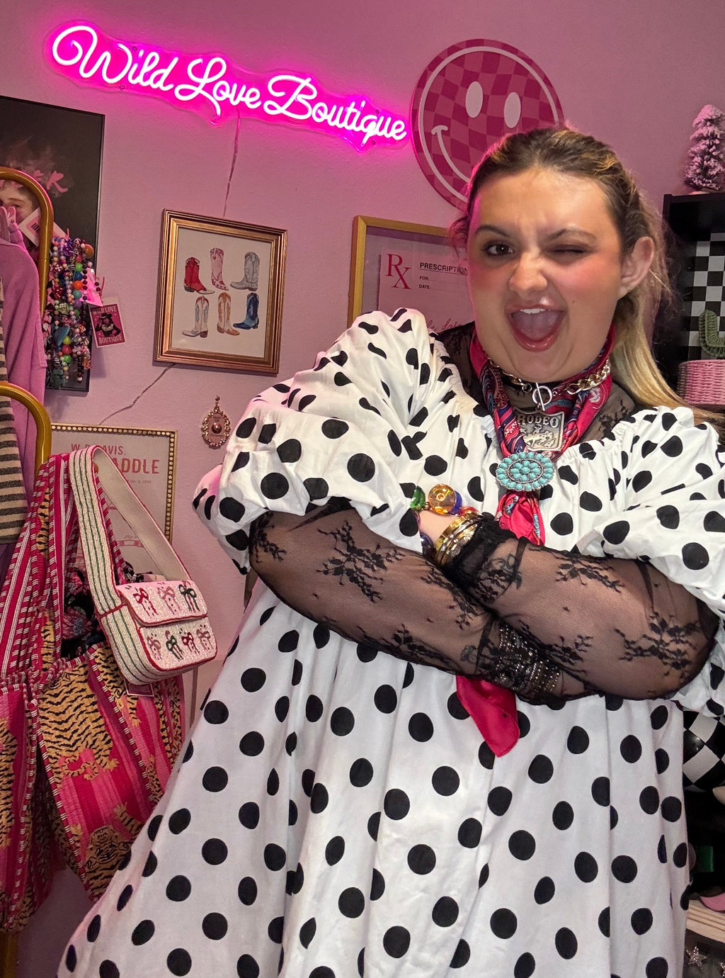 Dotting Around Dress