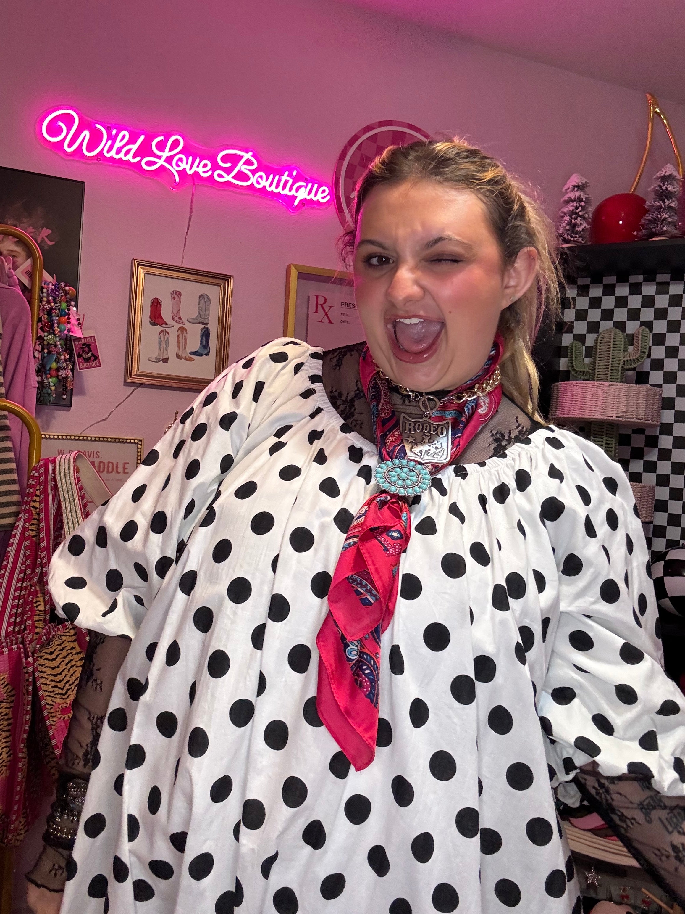 Dotting Around Dress