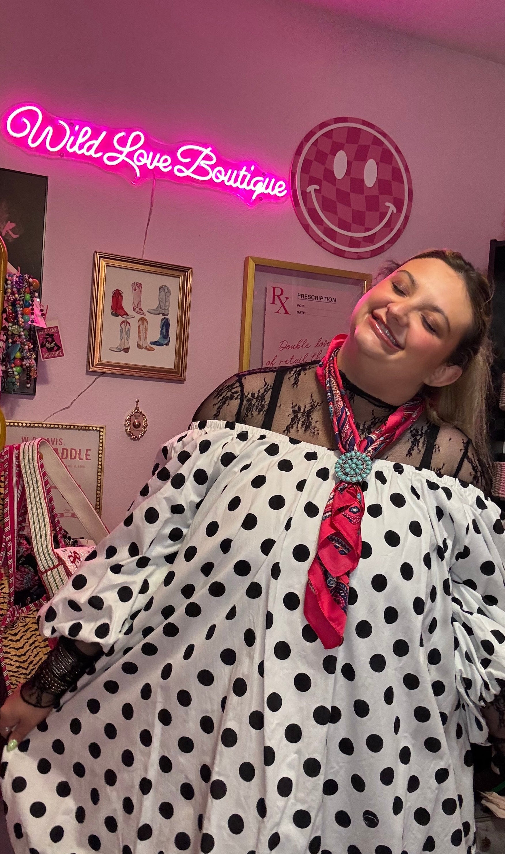 Dotting Around Dress