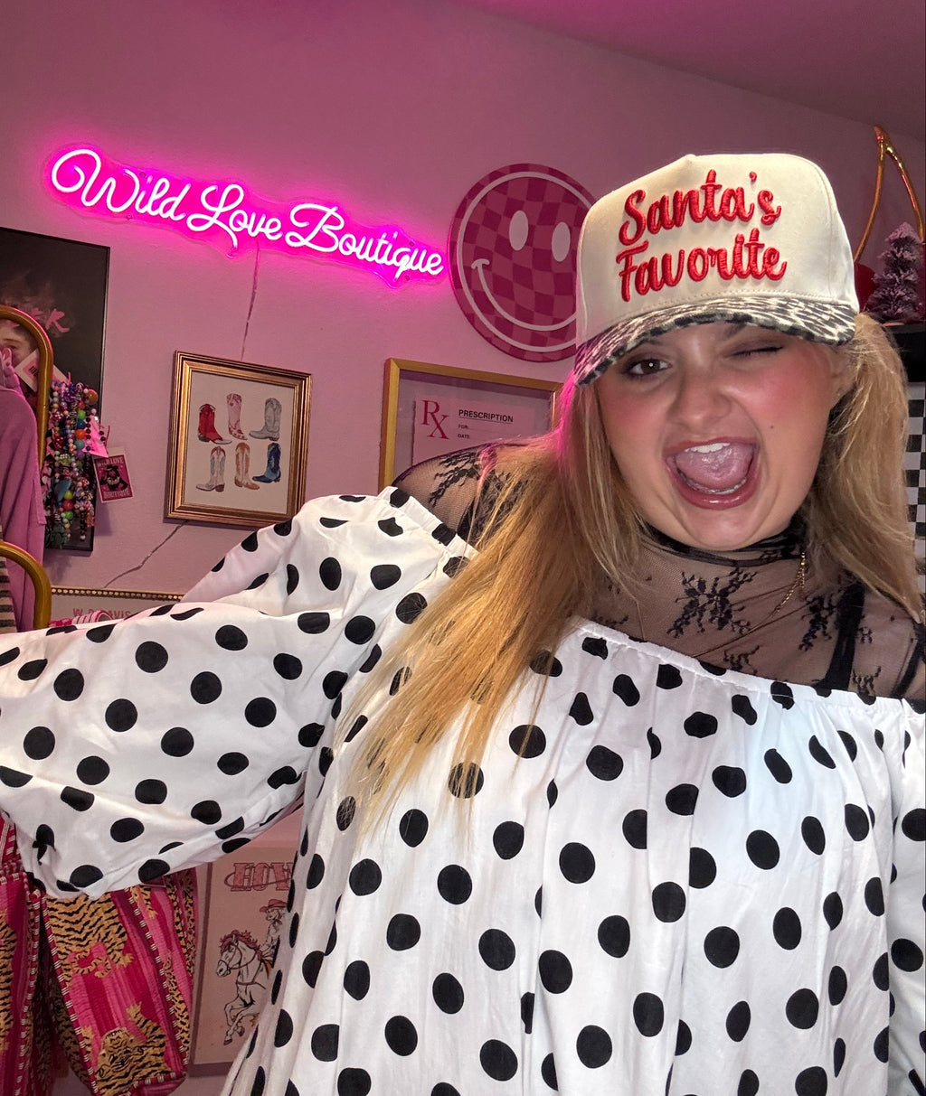 Santa's Favorite Trucker Hat