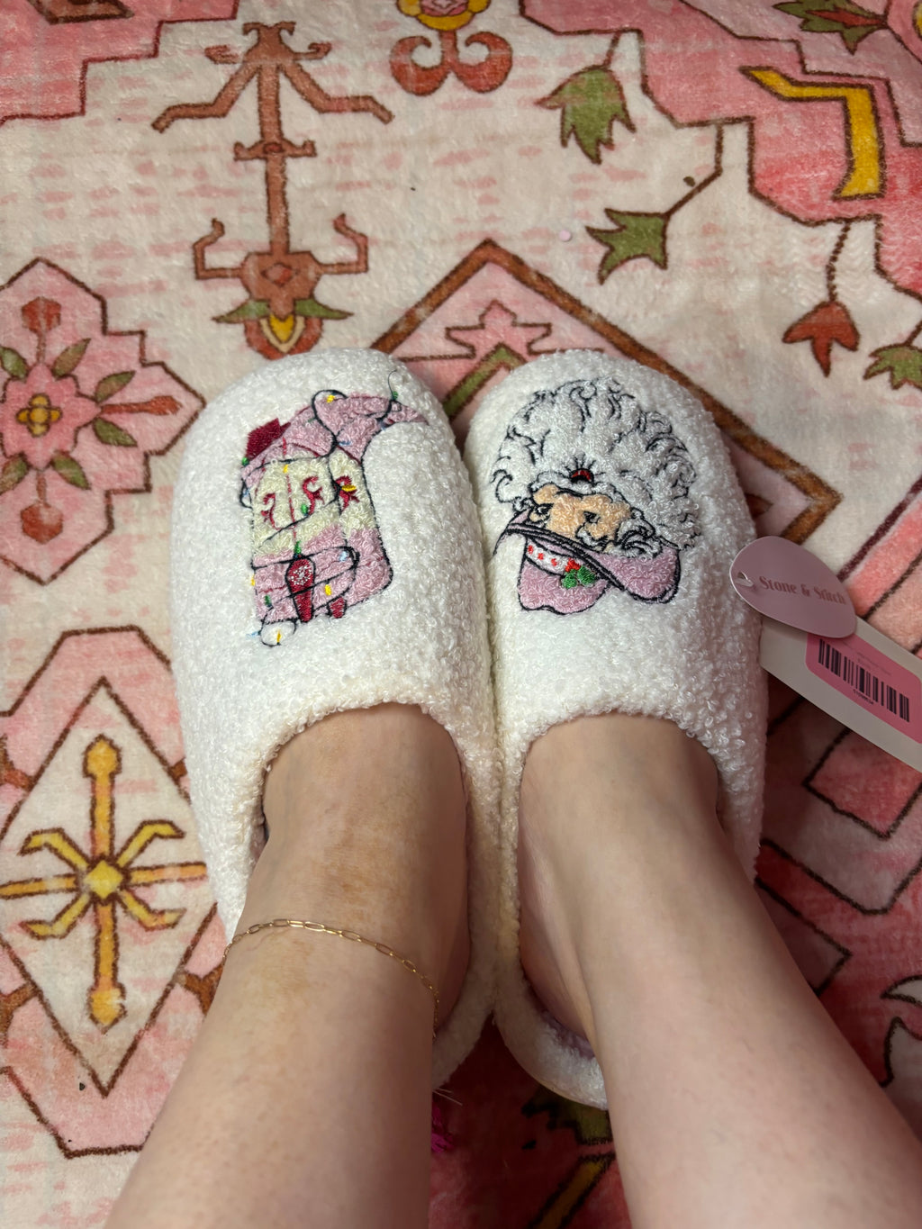 Cowboy Santa Slippers