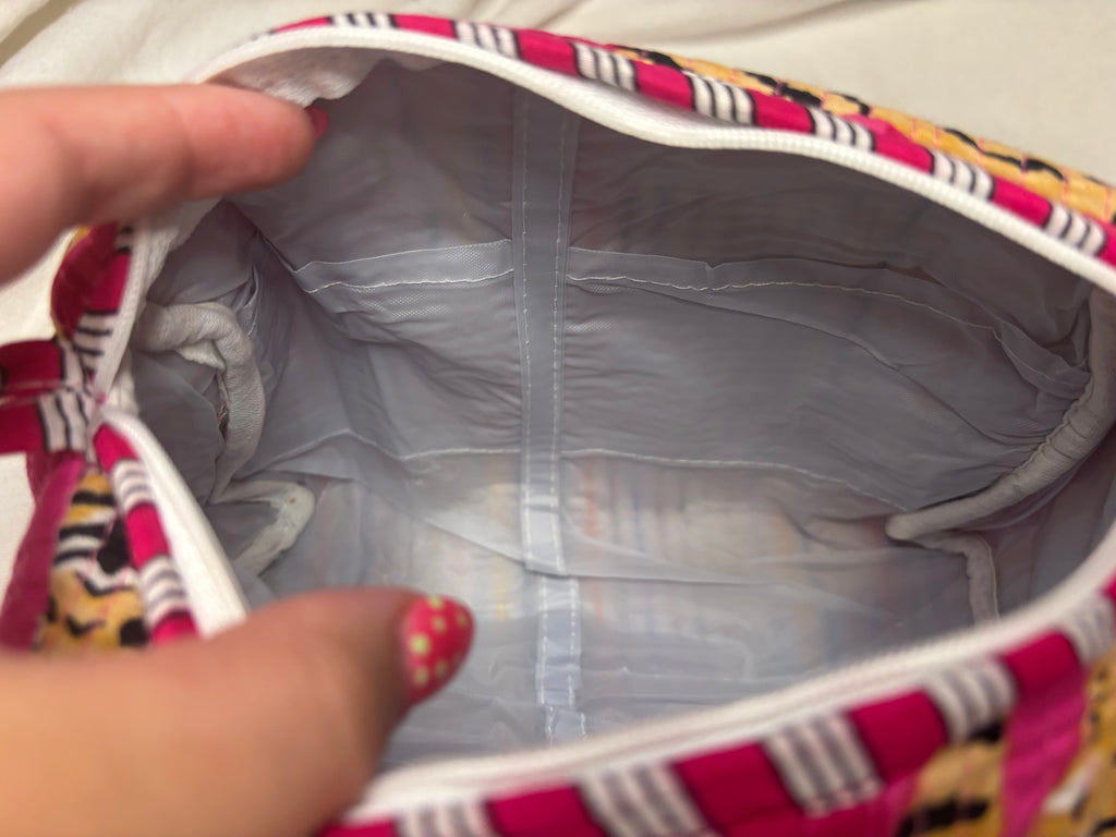 Medium Quilted Toiletry Bag