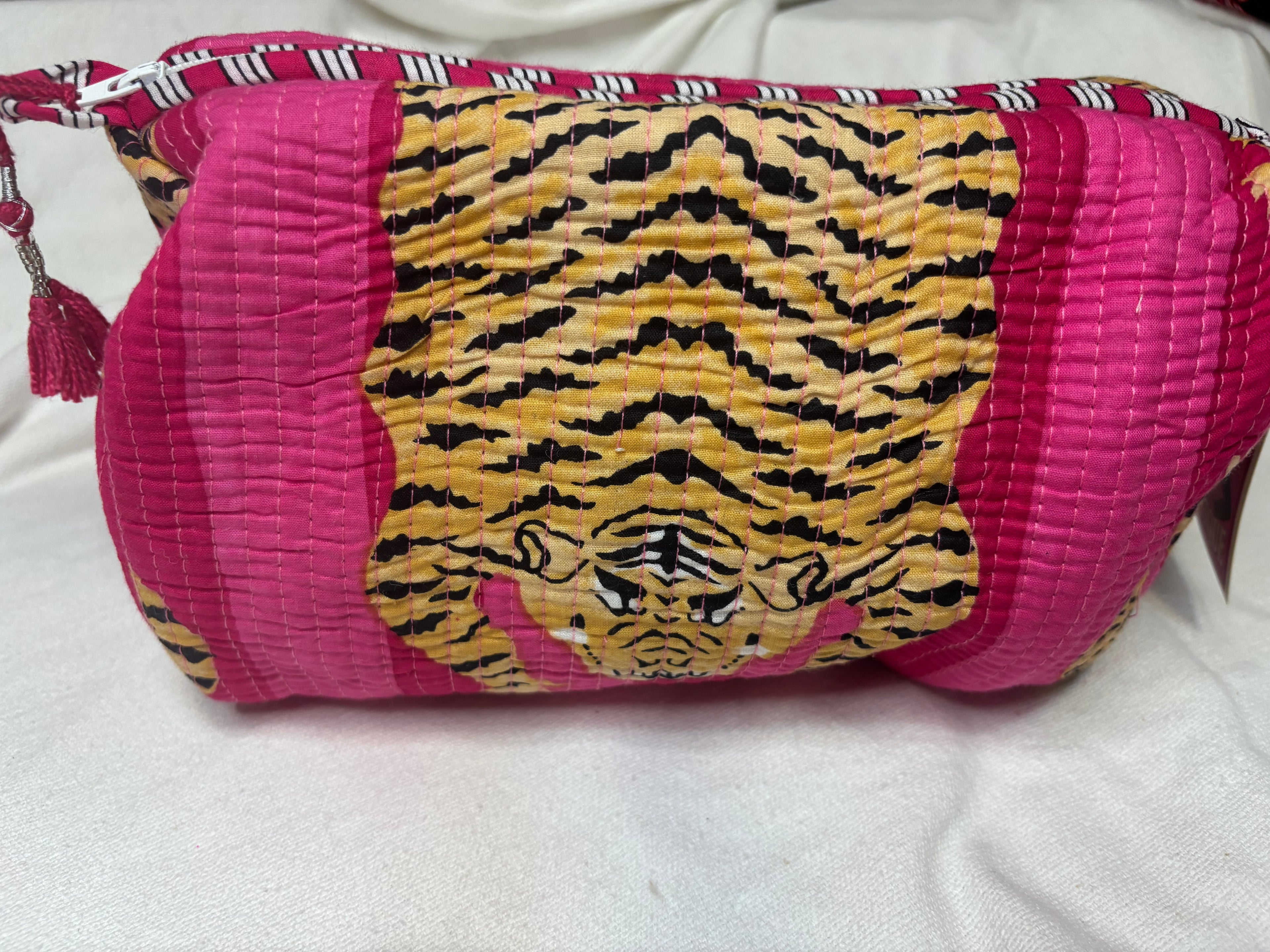 Large Quilted Toiletry Bag