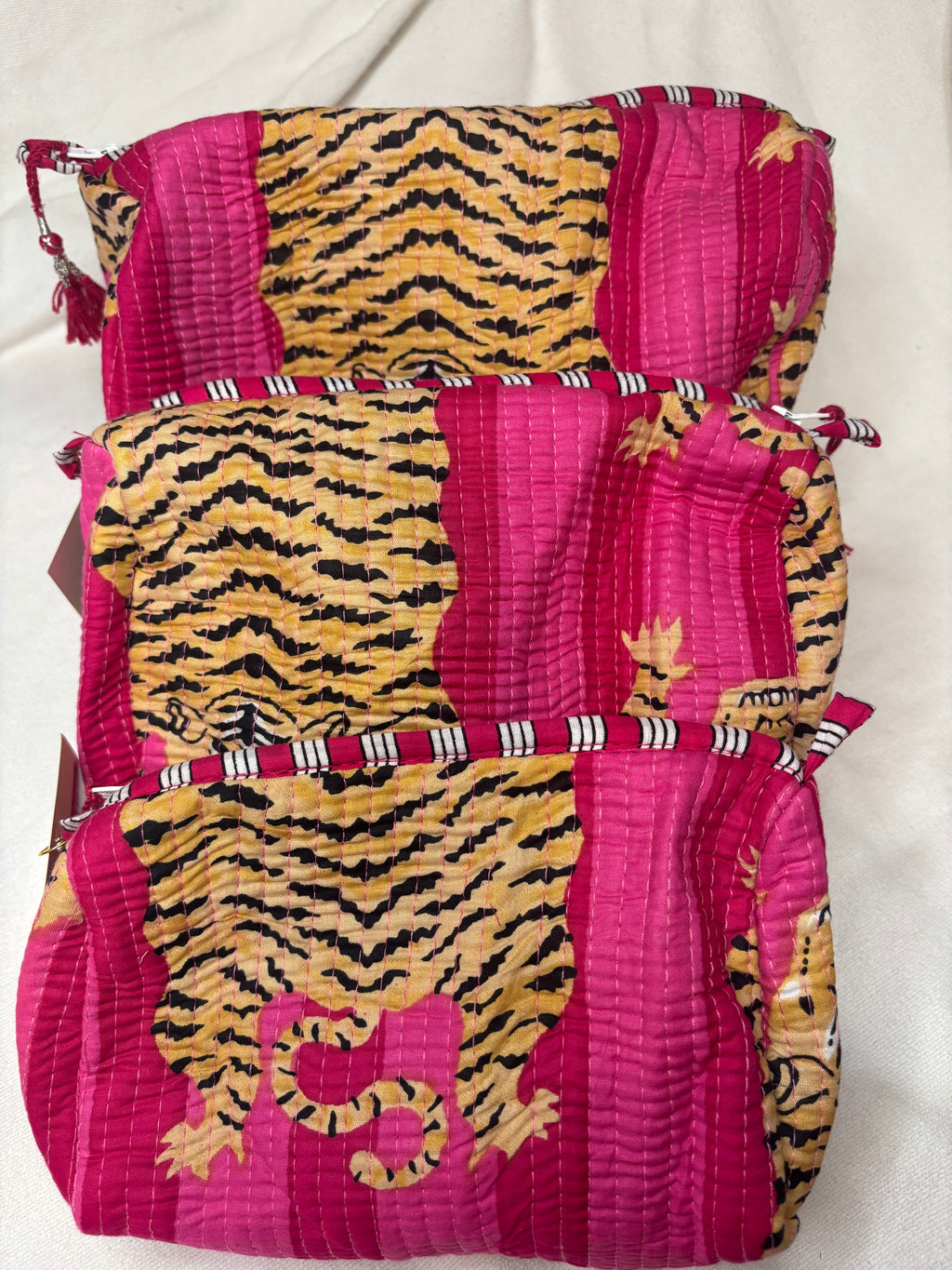 Large Quilted Toiletry Bag