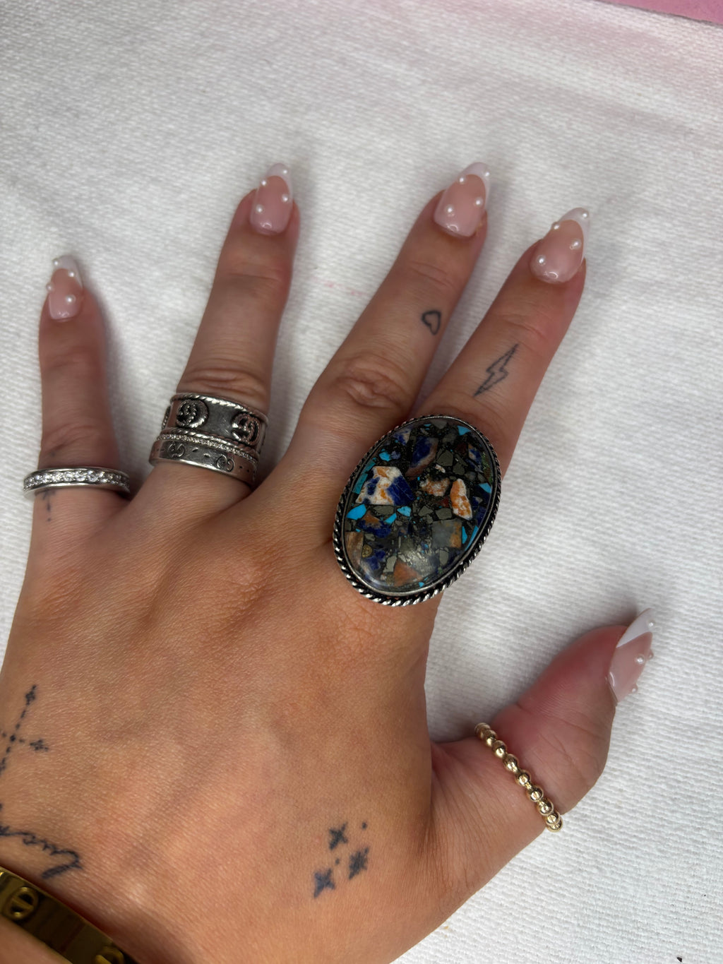 Authentic Mosaic Turquoise Ring