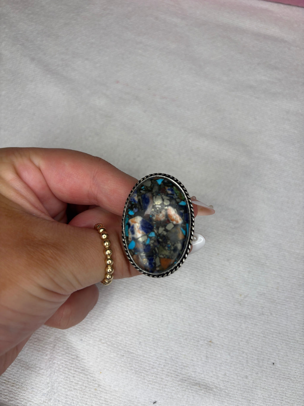 Authentic Mosaic Turquoise Ring