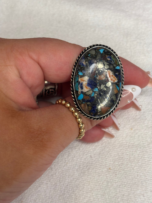 Authentic Mosaic Turquoise Ring