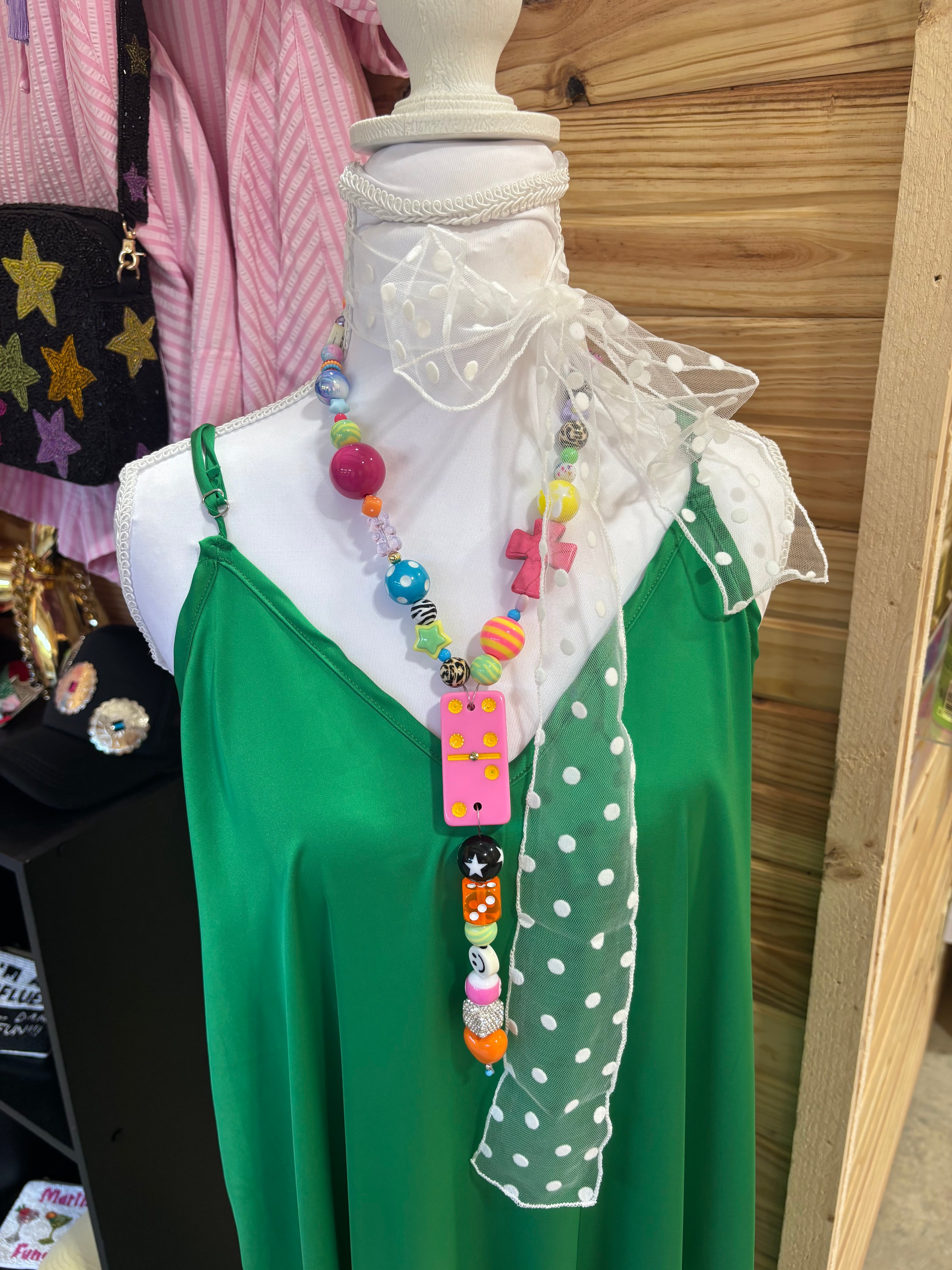 Lace Polka Dot Scarf